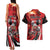 Canada Ice Hockey Champions Personalized Couples Matching Tank Maxi Dress and Hawaiian Shirt Proud Member of the Eh Team