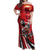 Canada Ice Hockey Champions Personalized Off Shoulder Maxi Dress Proud Member of the Eh Team