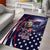 United States Ice Hockey Champions Personalized Area Rug Lets Go Boy USA Goal