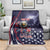 United States Ice Hockey Champions Personalized Blanket Lets Go Boy USA Goal