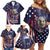 United States Ice Hockey Champions Personalized Family Matching Off Shoulder Short Dress and Hawaiian Shirt Lets Go Boy USA Goal