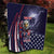 United States Ice Hockey Champions Personalized Quilt Lets Go Boy USA Goal