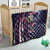 United States Ice Hockey Champions Personalized Quilt Lets Go Boy USA Goal