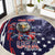 United States Ice Hockey Champions Personalized Round Carpet Lets Go Boy USA Goal