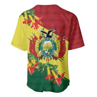 Bolivia Andean Condor Kantuta Flowers Baseball Jersey