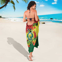 Bolivia Andean Condor Kantuta Flowers Sarong