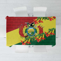 Bolivia Andean Condor Kantuta Flowers Tablecloth