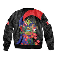 Peru Coat of Arms Sleeve Zip Bomber Jacket First Version 1821 - 1825