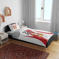 Peru Football Custom Bedding Set La Bicolor Arriba Peru