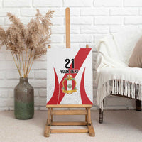 Peru Football Custom Canvas Wall Art La Bicolor Arriba Peru