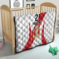 Peru Football Custom Quilt La Bicolor Arriba Peru