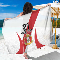 Peru Football Custom Sarong La Bicolor Arriba Peru