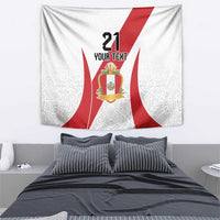 Peru Football Custom Tapestry La Bicolor Arriba Peru