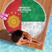 Republic of South Peru Beach Blanket Version 1836 - 1839