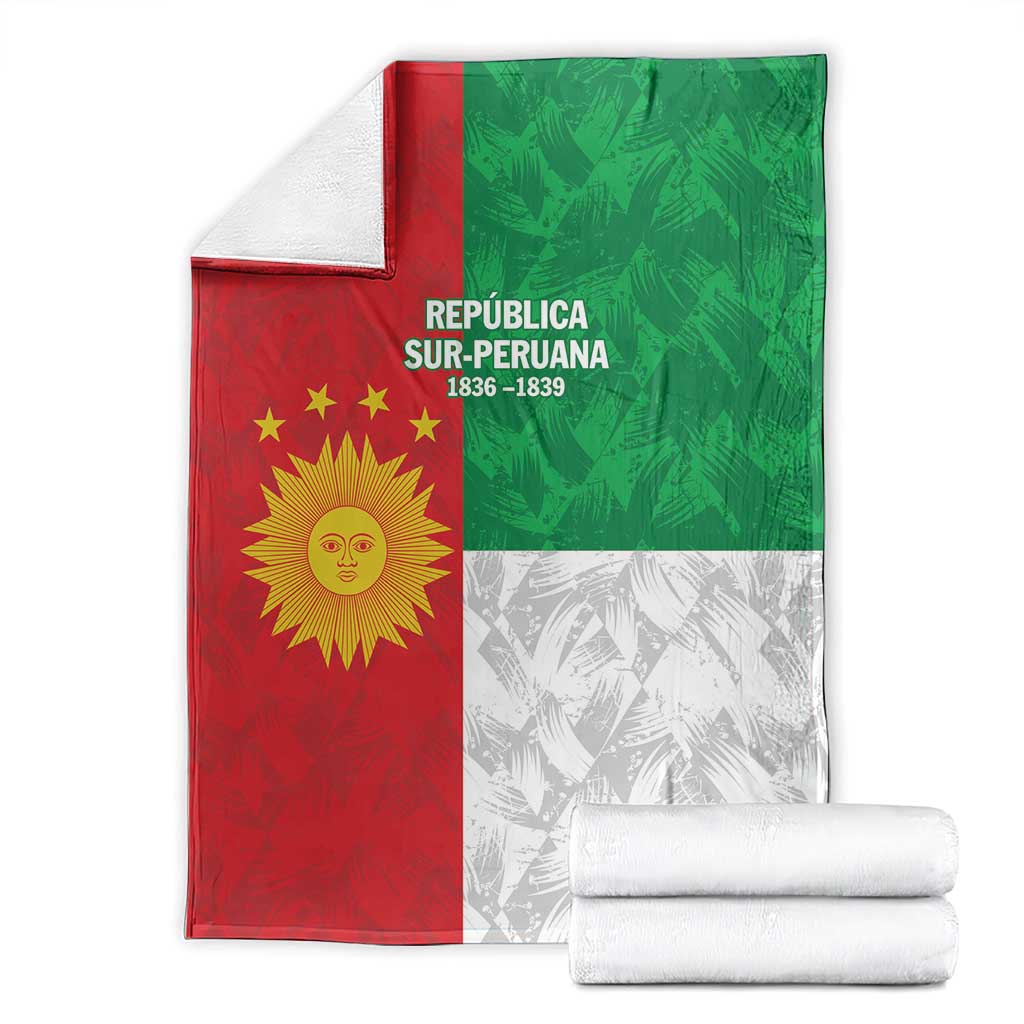 Republic of South Peru Blanket Version 1836 - 1839