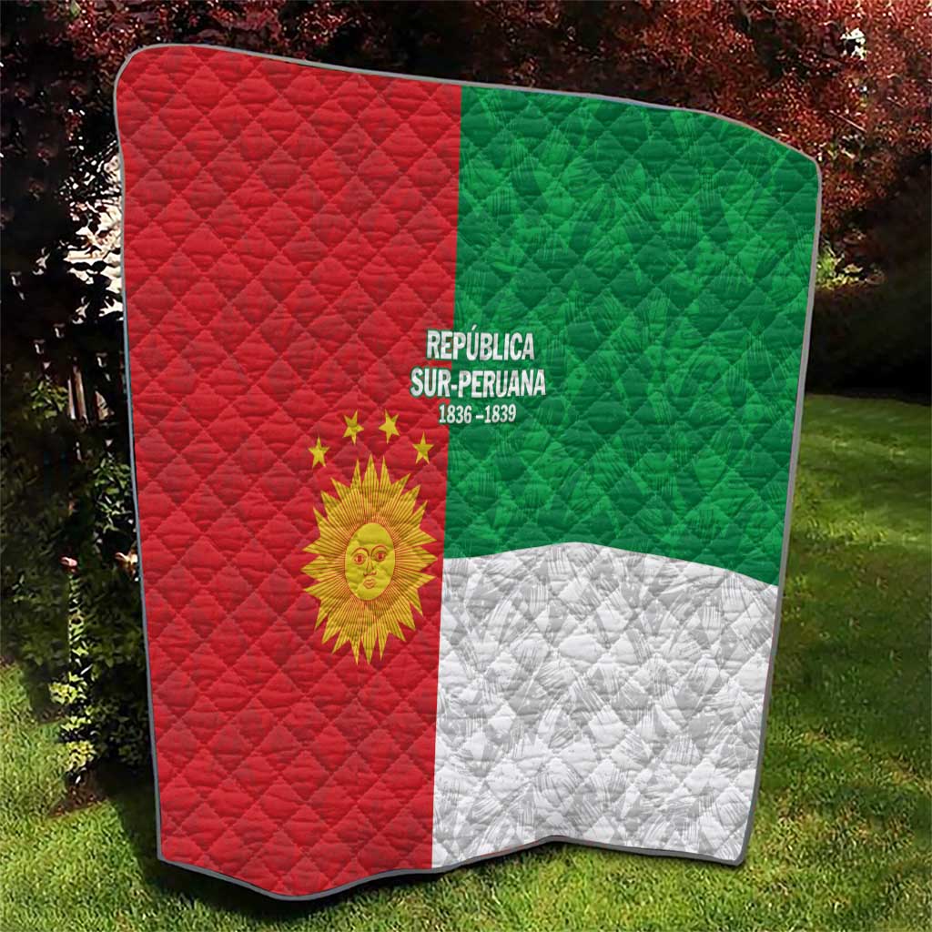 Republic of South Peru Quilt Version 1836 - 1839
