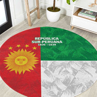 Republic of South Peru Round Carpet Version 1836 - 1839