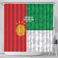Republic of South Peru Shower Curtain Version 1836 - 1839