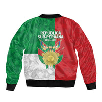 Republic of South Peru Sleeve Zip Bomber Jacket Version 1836 - 1839