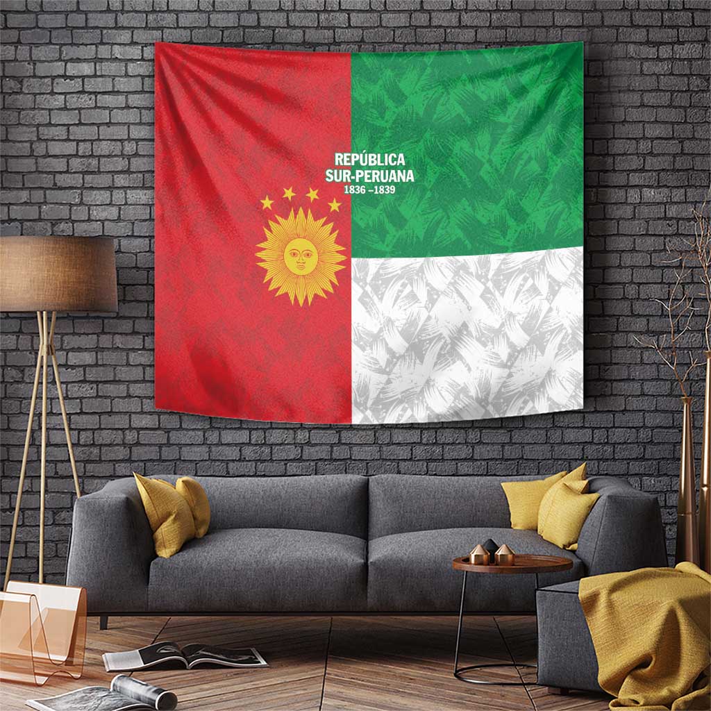 Republic of South Peru Tapestry Version 1836 - 1839