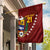 Venezuela Football Custom Garden Flag La Vinotinto Red Wine Coat of Arms