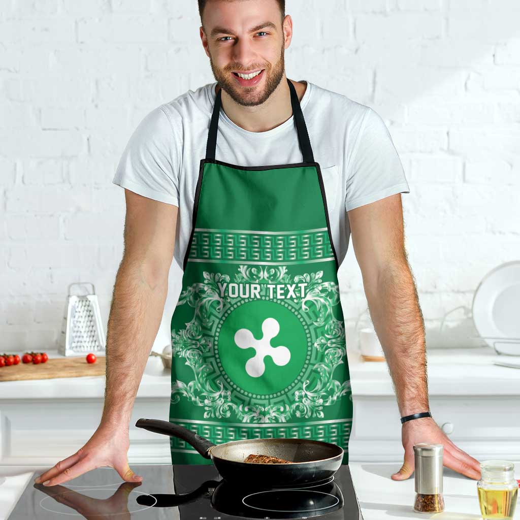 Personalized Italy Lombardy Apron Baroque Motif