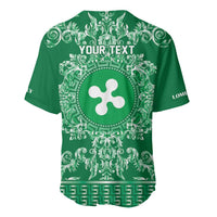 Personalized Italy Lombardy Baseball Jersey Baroque Motif