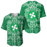 Personalized Italy Lombardy Baseball Jersey Baroque Motif