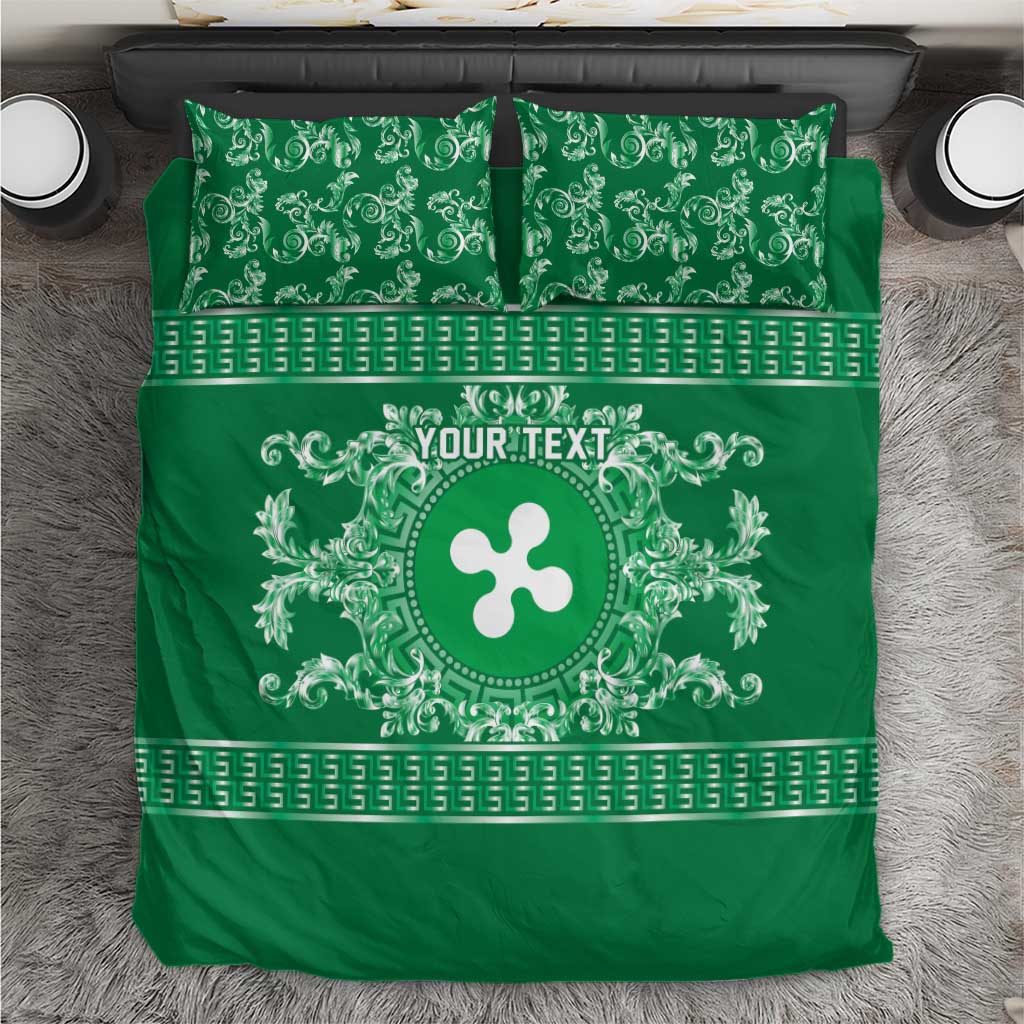 Personalized Italy Lombardy Bedding Set Baroque Motif