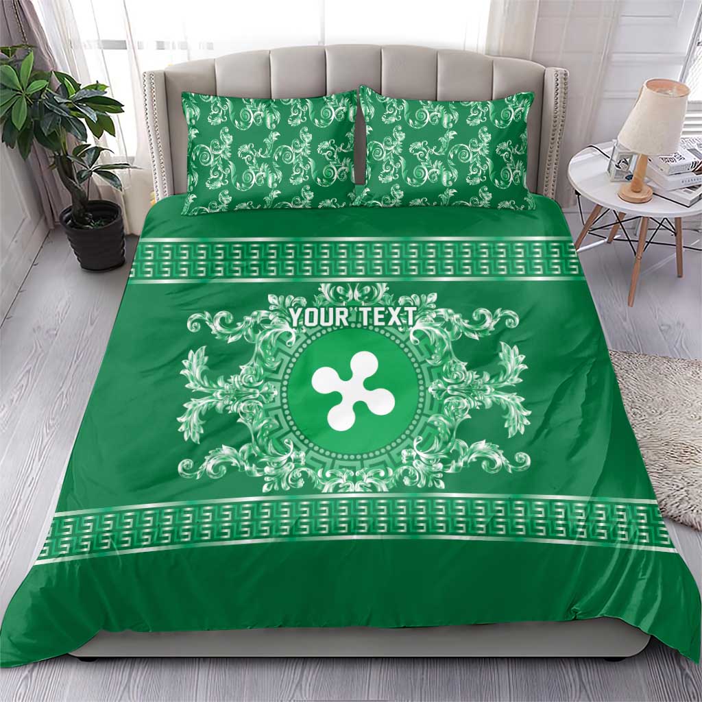 Personalized Italy Lombardy Bedding Set Baroque Motif