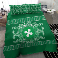 Personalized Italy Lombardy Bedding Set Baroque Motif