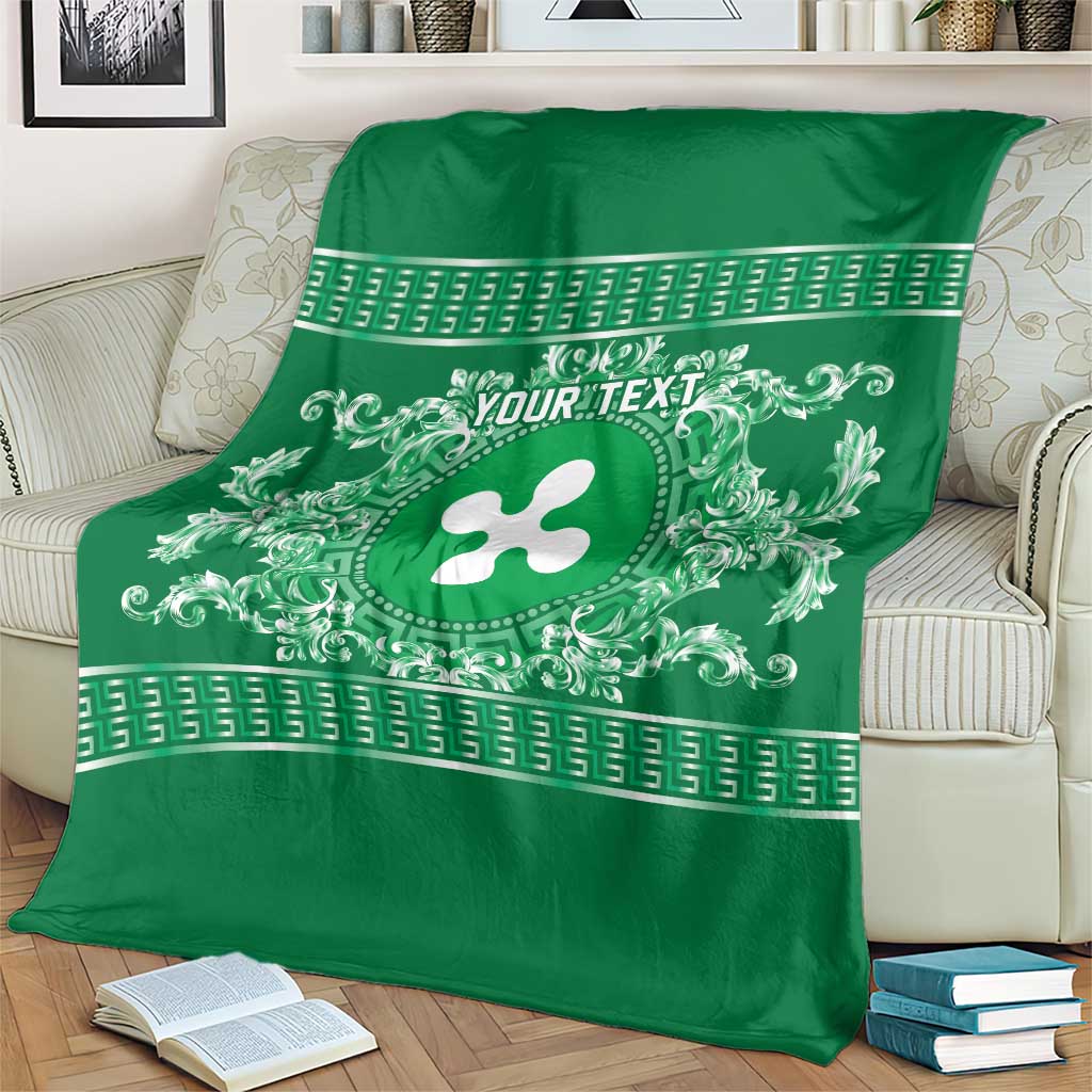 Personalized Italy Lombardy Blanket Baroque Motif