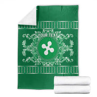 Personalized Italy Lombardy Blanket Baroque Motif