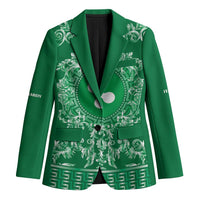 Personalized Italy Lombardy Blazer Baroque Motif