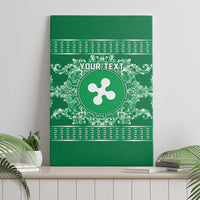 Personalized Italy Lombardy Canvas Wall Art Baroque Motif
