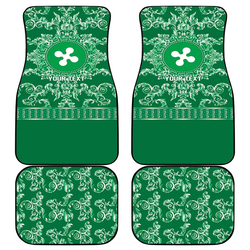 Personalized Italy Lombardy Car Mats Baroque Motif