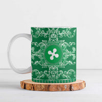 Personalized Italy Lombardy Ceramic Mug Baroque Motif