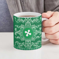 Personalized Italy Lombardy Ceramic Mug Baroque Motif