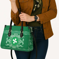 Personalized Italy Lombardy Leather Bag Baroque Motif