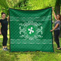 Personalized Italy Lombardy Quilt Baroque Motif