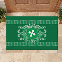 Personalized Italy Lombardy Rubber Doormat Baroque Motif