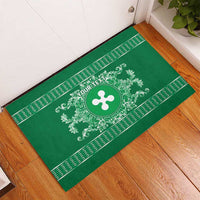 Personalized Italy Lombardy Rubber Doormat Baroque Motif