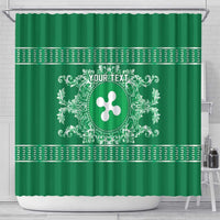 Personalized Italy Lombardy Shower Curtain Baroque Motif