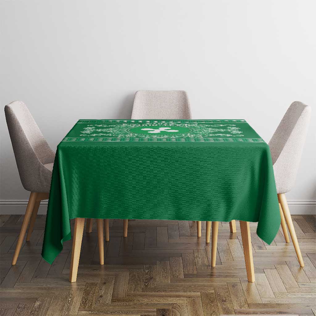 Personalized Italy Lombardy Tablecloth Baroque Motif