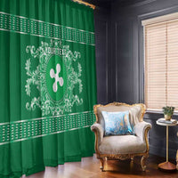Personalized Italy Lombardy Window Curtain Baroque Motif