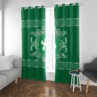 Personalized Italy Lombardy Window Curtain Baroque Motif