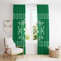 Personalized Italy Lombardy Window Curtain Baroque Motif