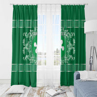 Personalized Italy Lombardy Window Curtain Baroque Motif