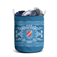 Personalized Italy Molise Laundry Basket Baroque Motif