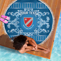 Personalized Italy Molise Beach Blanket Baroque Motif